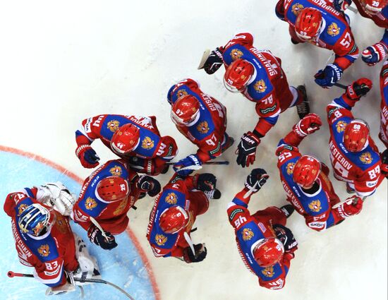 Ice hockey. Channel One Cup. Russia vs. Canada