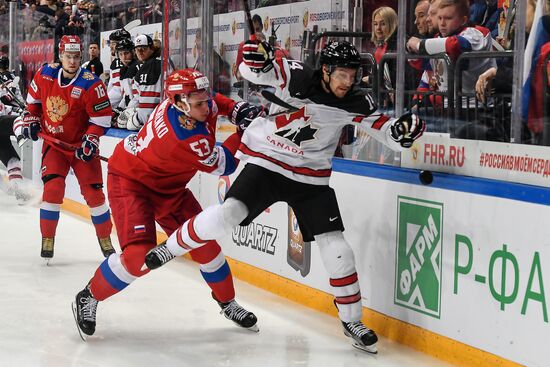 Ice hockey. Channel One Cup. Russia vs. Canada