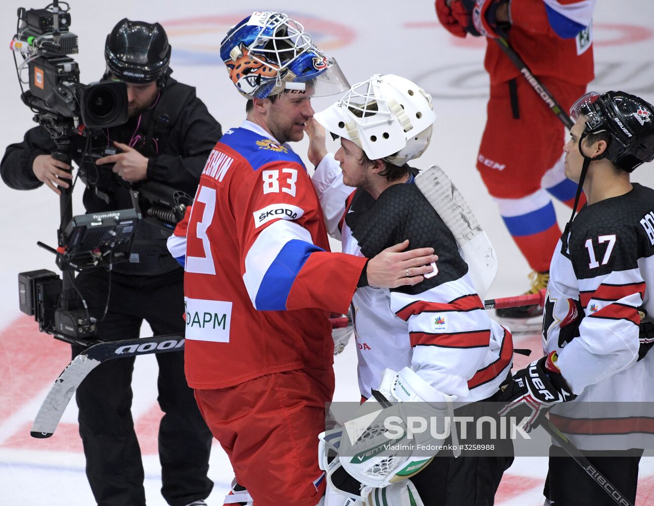 Ice hockey. Channel One Cup. Russia vs. Canada