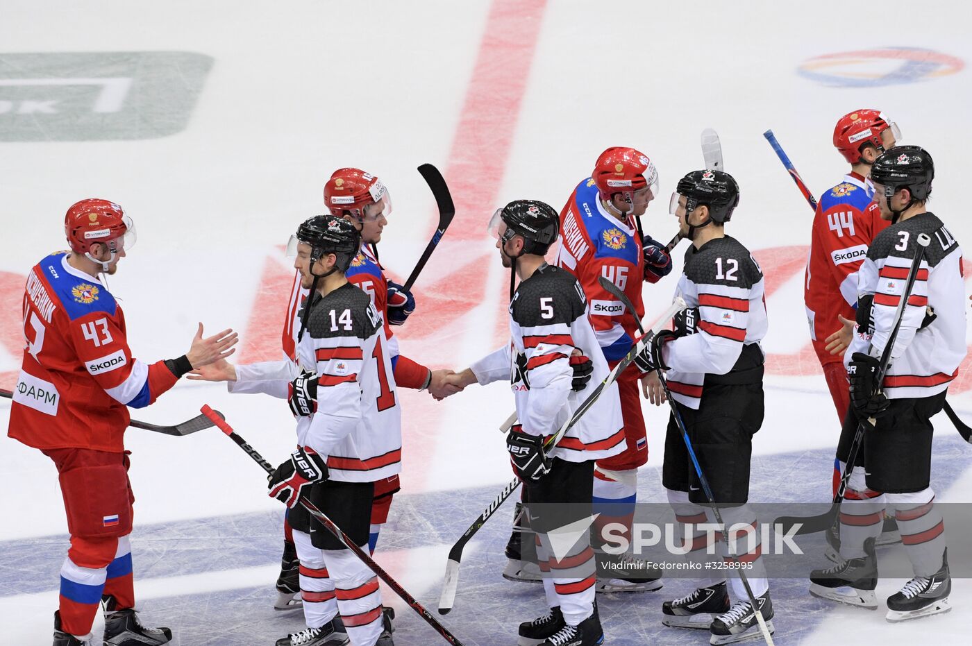 Ice hockey. Channel One Cup. Russia vs. Canada