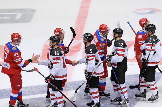Ice hockey. Channel One Cup. Russia vs. Canada