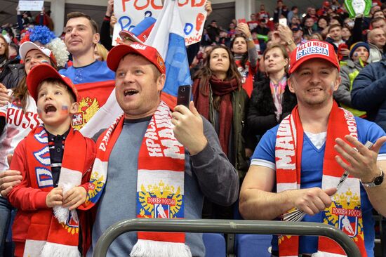 Ice hockey. Channel One Cup. Russia vs. Canada