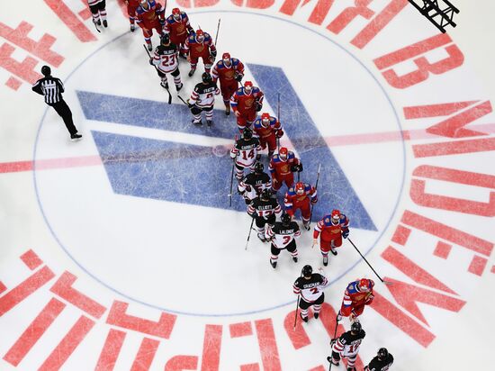 Ice hockey. Channel One Cup. Russia vs. Canada