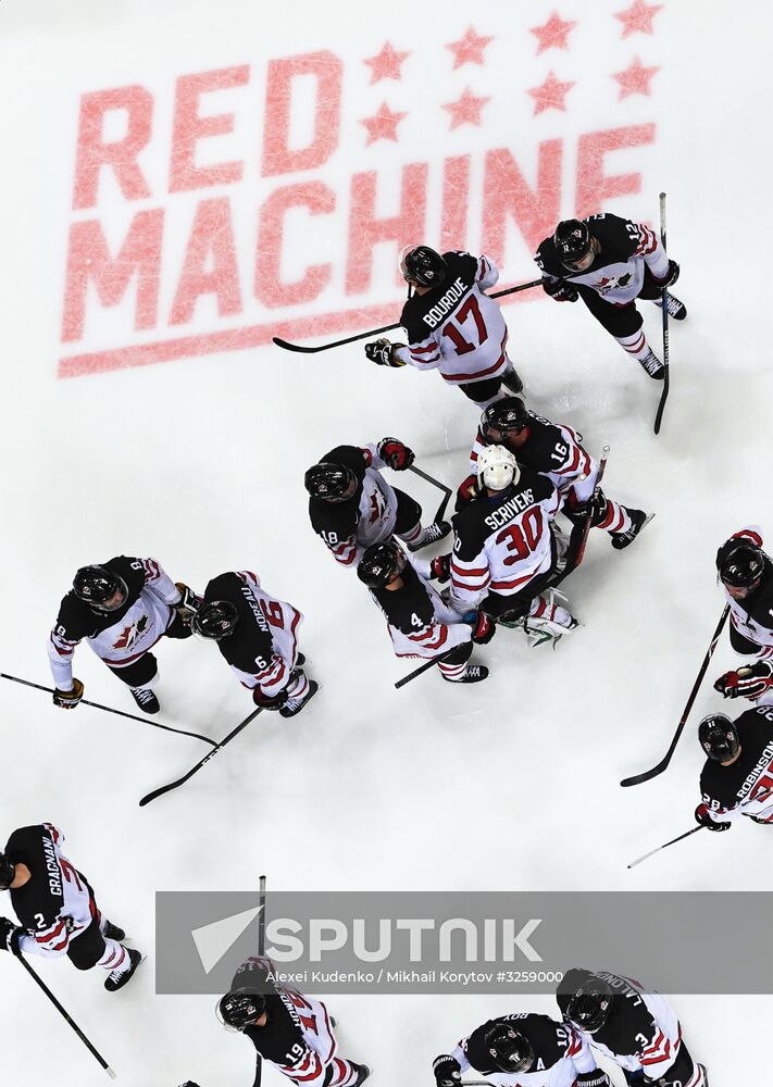 Ice hockey. Channel One Cup. Russia vs. Canada