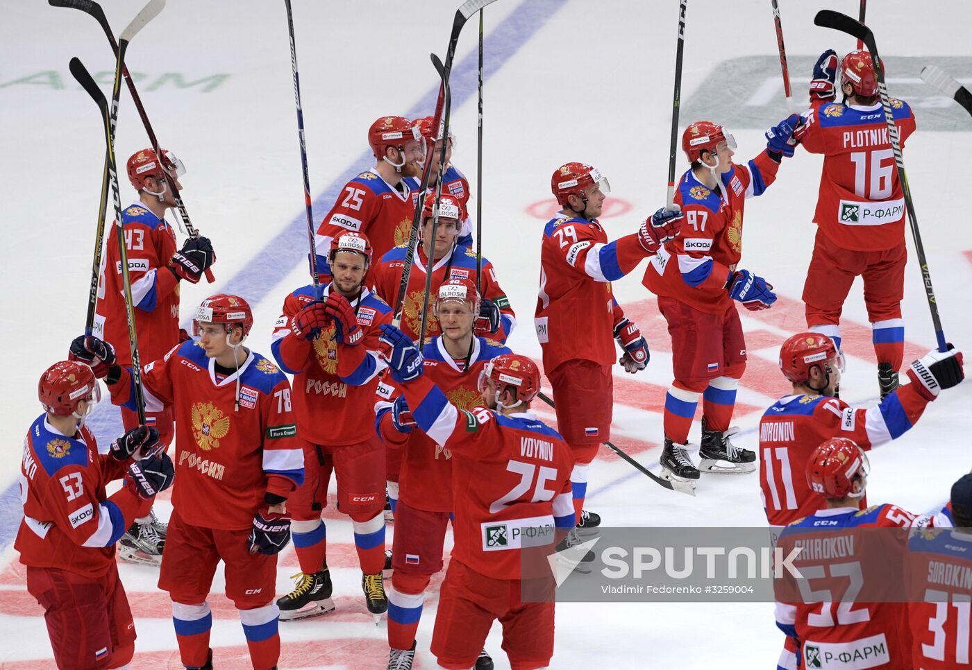 Ice hockey. Channel One Cup. Russia vs. Canada