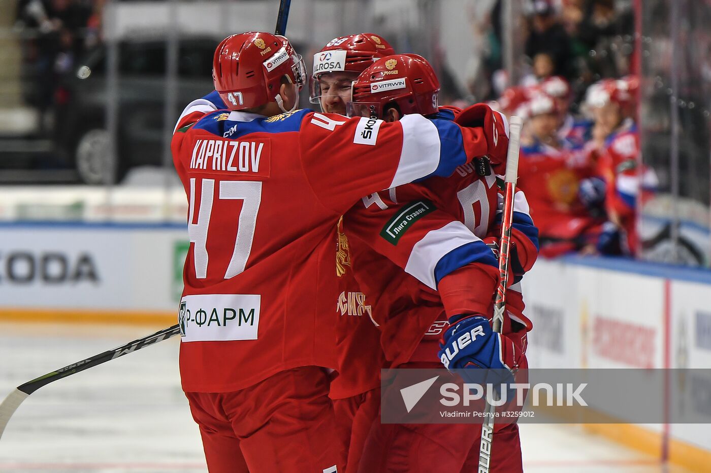 Ice hockey. Channel One Cup. Russia vs. Canada