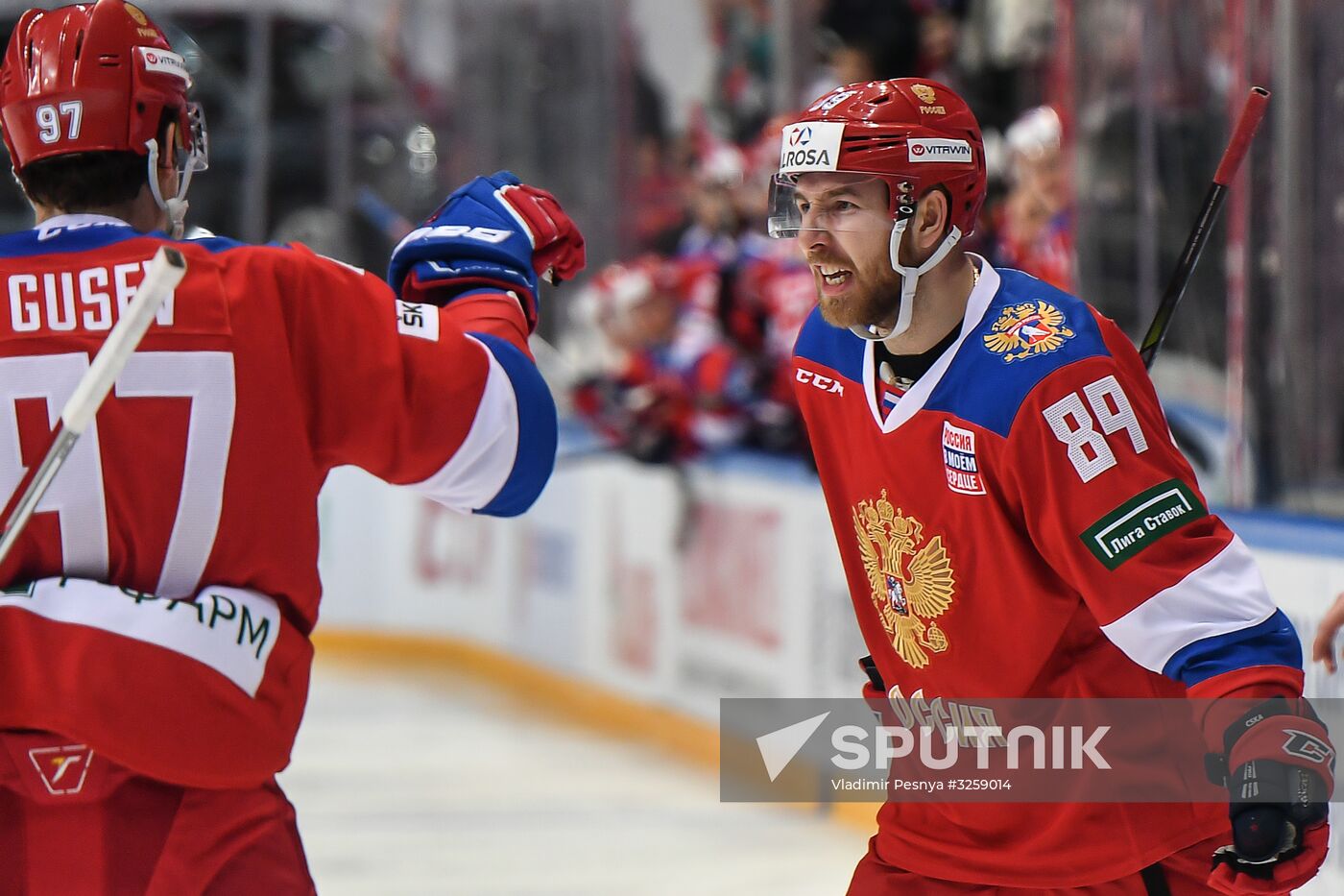 Ice hockey. Channel One Cup. Russia vs. Canada