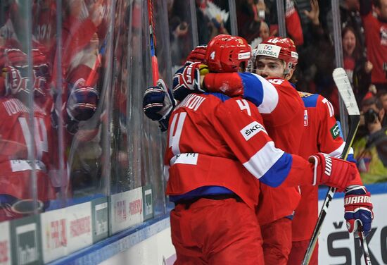 Ice hockey. Channel One Cup. Russia vs. Canada