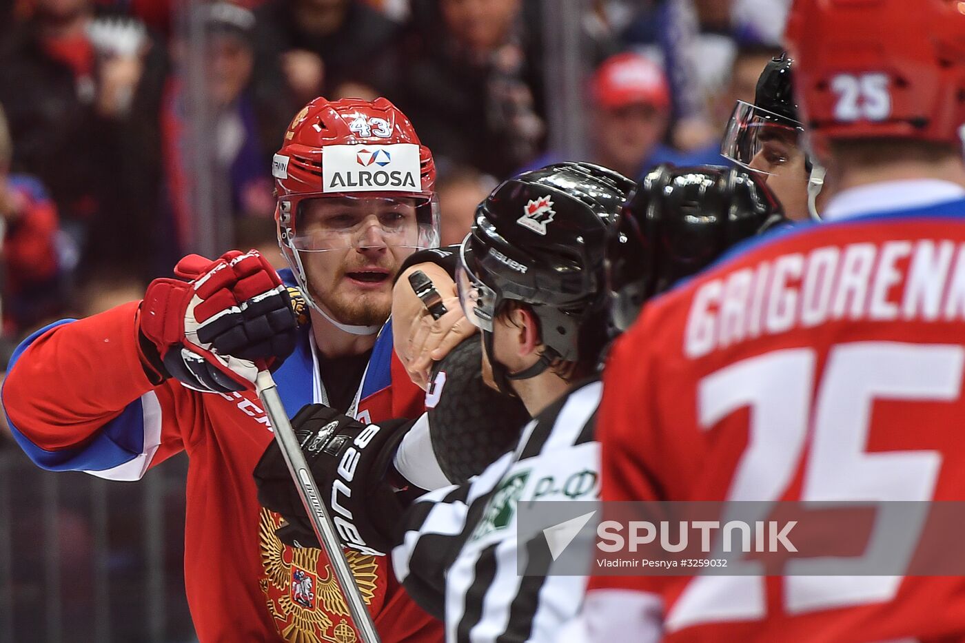 Ice hockey. Channel One Cup. Russia vs. Canada