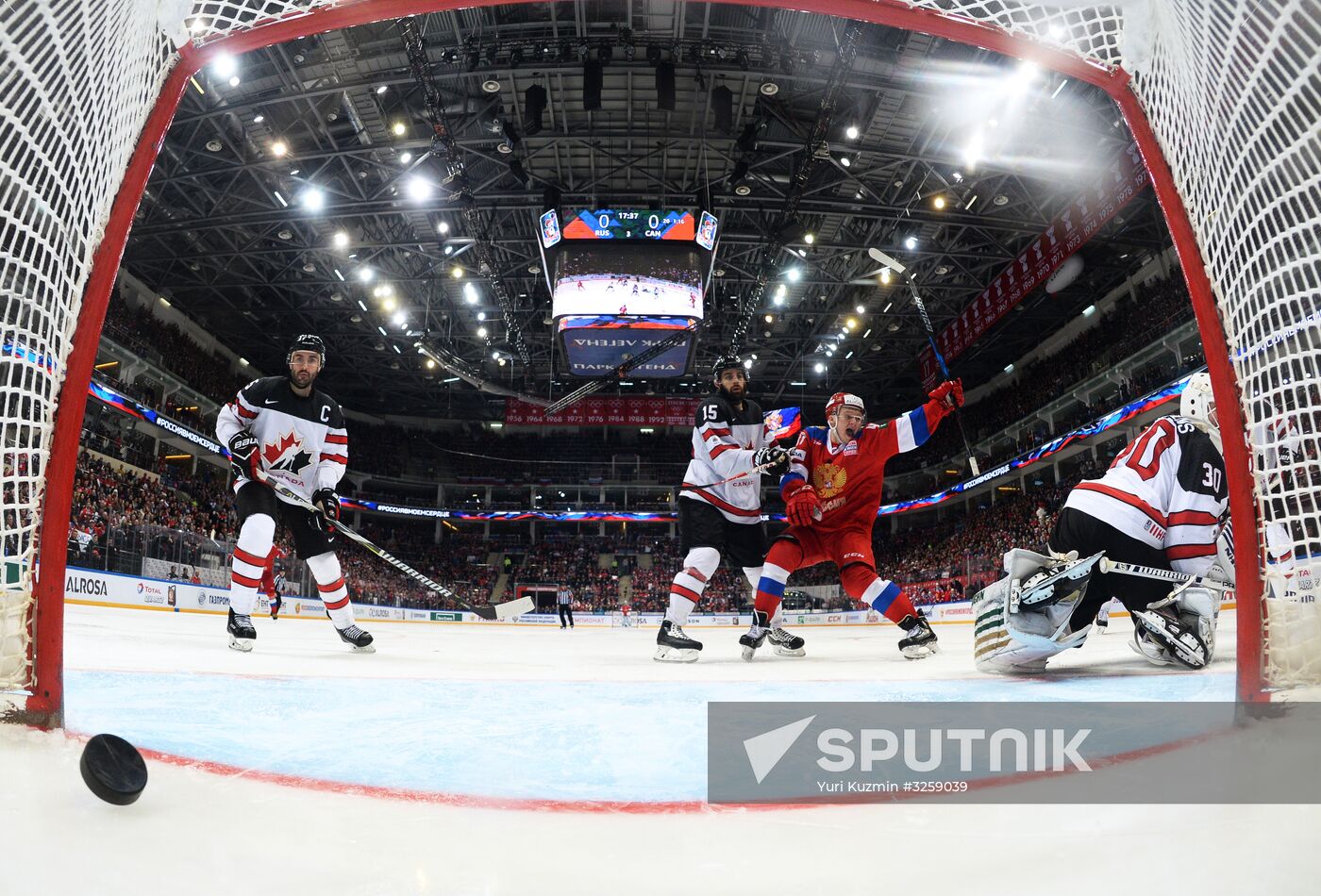 Ice hockey. Channel One Cup. Russia vs. Canada
