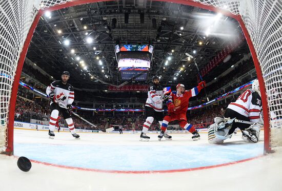 Ice hockey. Channel One Cup. Russia vs. Canada