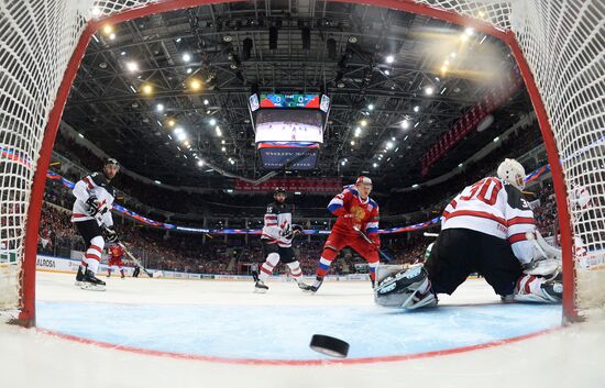 Ice hockey. Channel One Cup. Russia vs. Canada