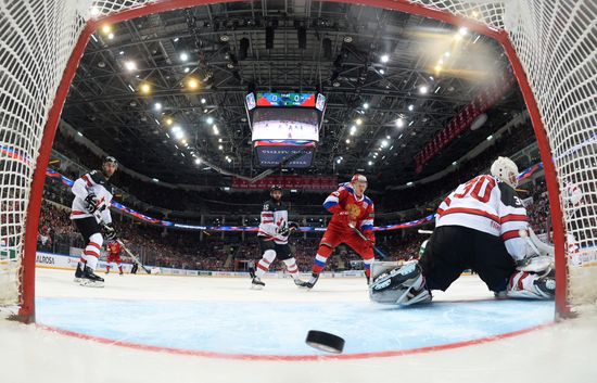 Ice hockey. Channel One Cup. Russia vs. Canada