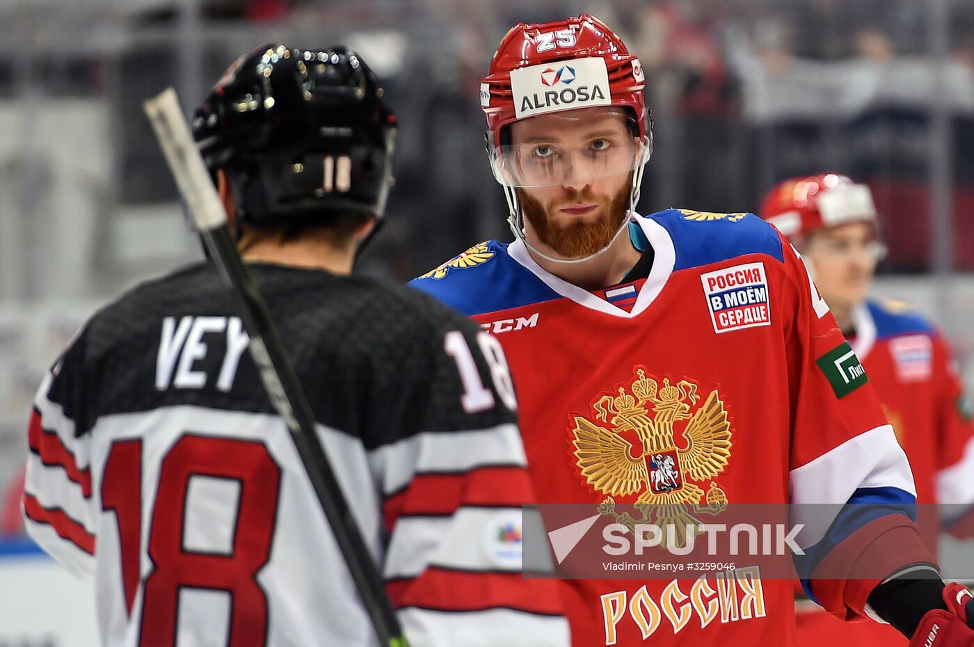 Ice hockey. Channel One Cup. Russia vs. Canada