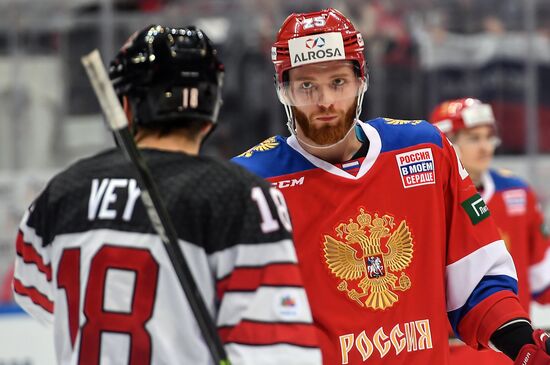 Ice hockey. Channel One Cup. Russia vs. Canada