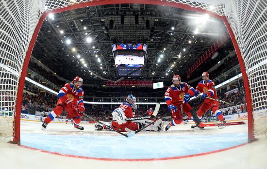 Ice hockey. Channel One Cup. Russia vs. Canada