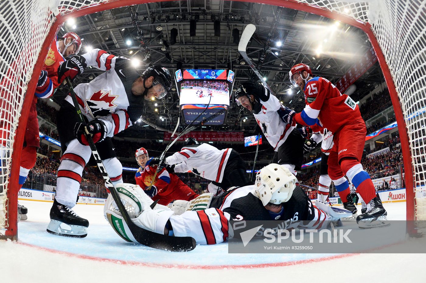 Ice hockey. Channel One Cup. Russia vs. Canada