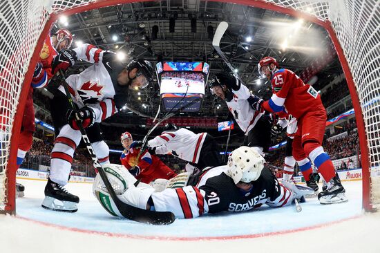 Ice hockey. Channel One Cup. Russia vs. Canada