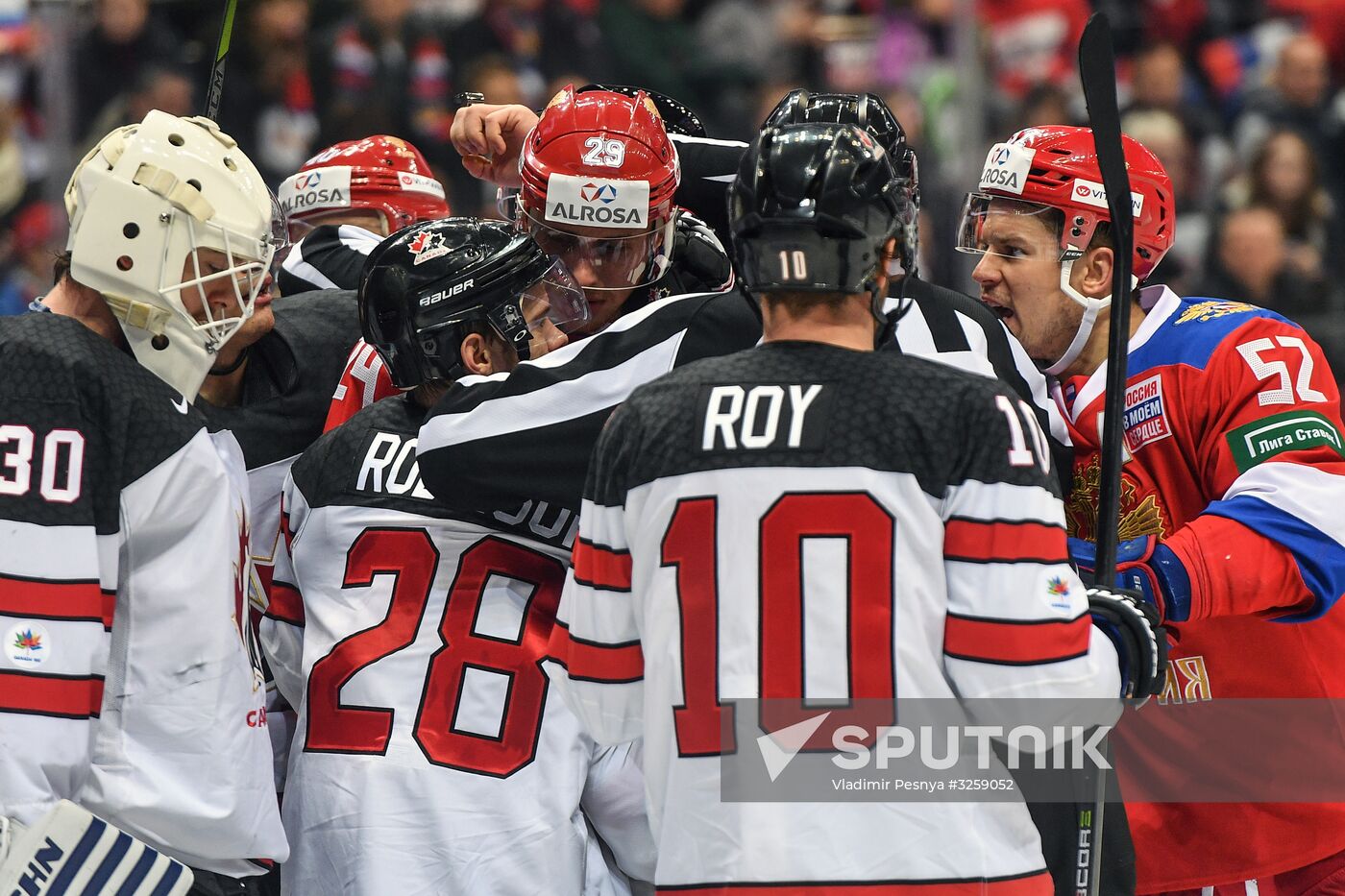Ice hockey. Channel One Cup. Russia vs. Canada