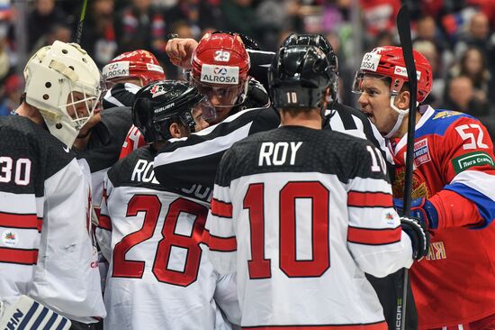 Ice hockey. Channel One Cup. Russia vs. Canada