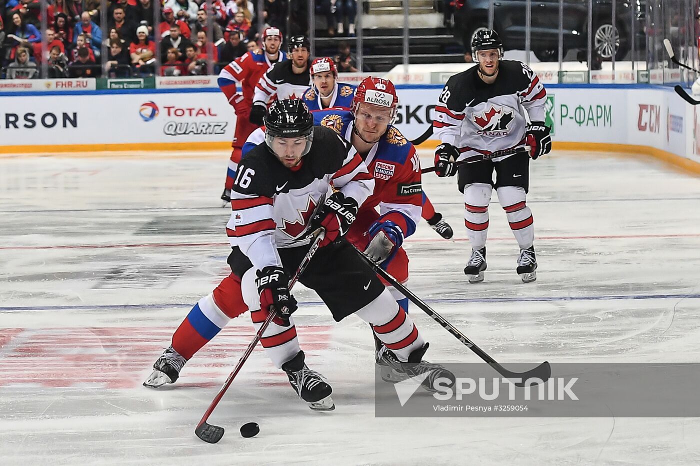 Ice hockey. Channel One Cup. Russia vs. Canada