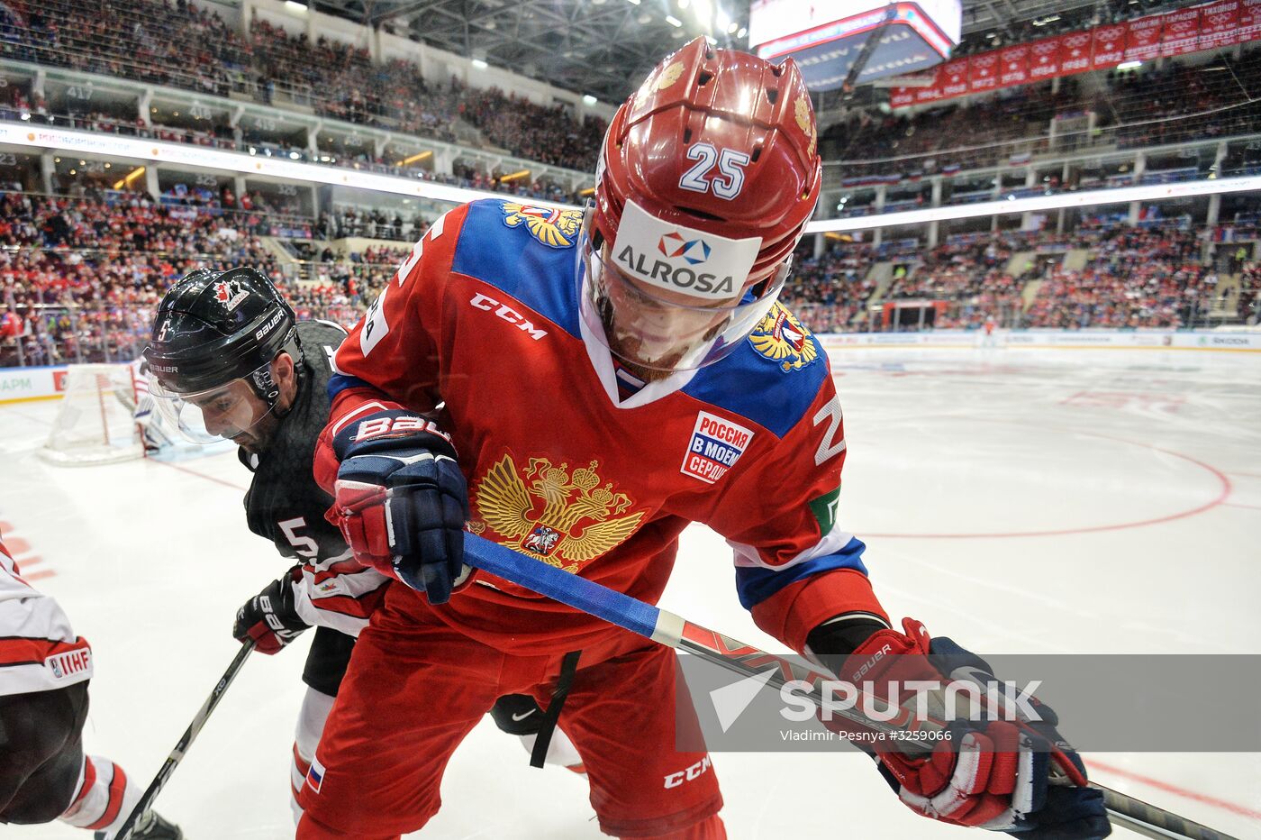Ice hockey. Channel One Cup. Russia vs. Canada