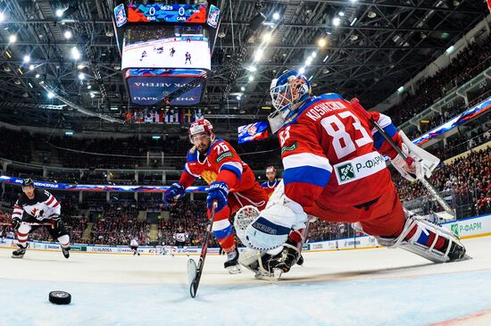 Ice hockey. Channel One Cup. Russia vs. Canada