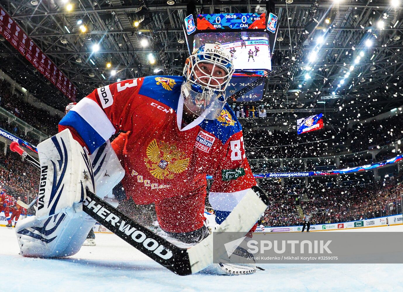Ice hockey. Channel One Cup. Russia vs. Canada