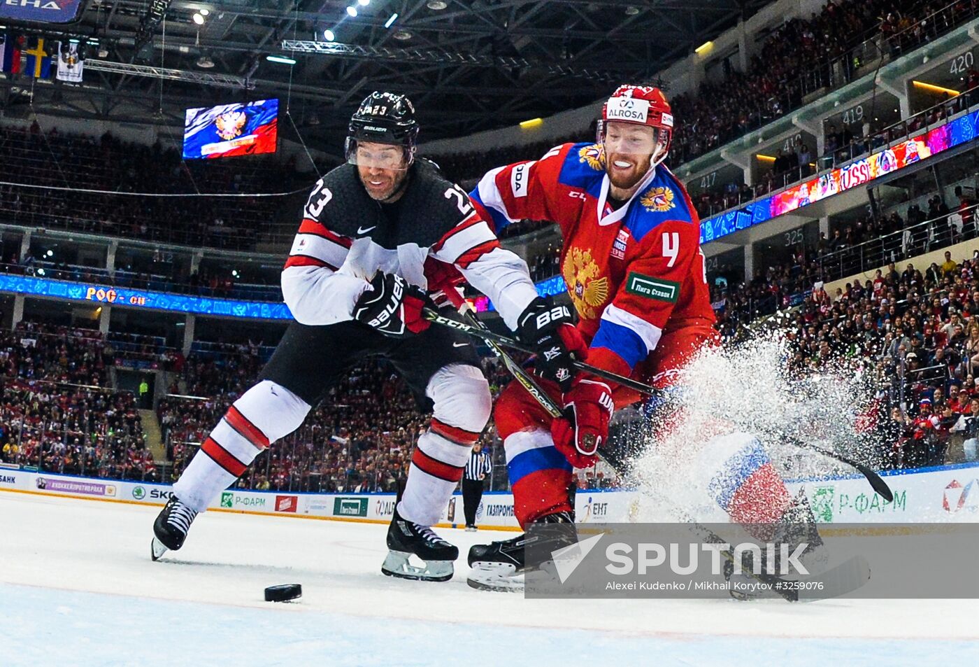 Ice hockey. Channel One Cup. Russia vs. Canada