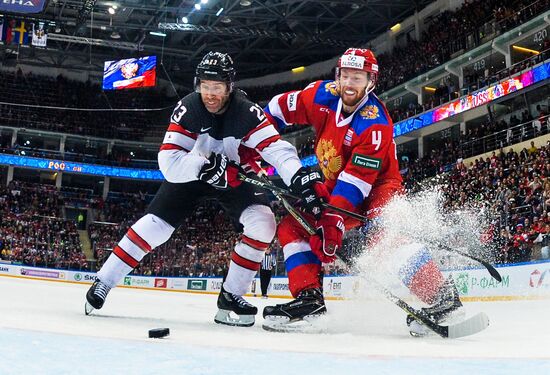 Ice hockey. Channel One Cup. Russia vs. Canada