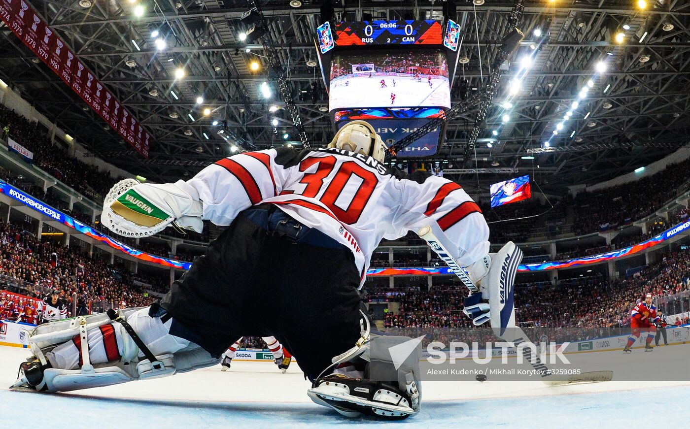 Ice hockey. Channel One Cup. Russia vs. Canada