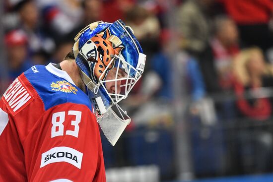 Ice hockey. Channel One Cup. Russia vs. Canada
