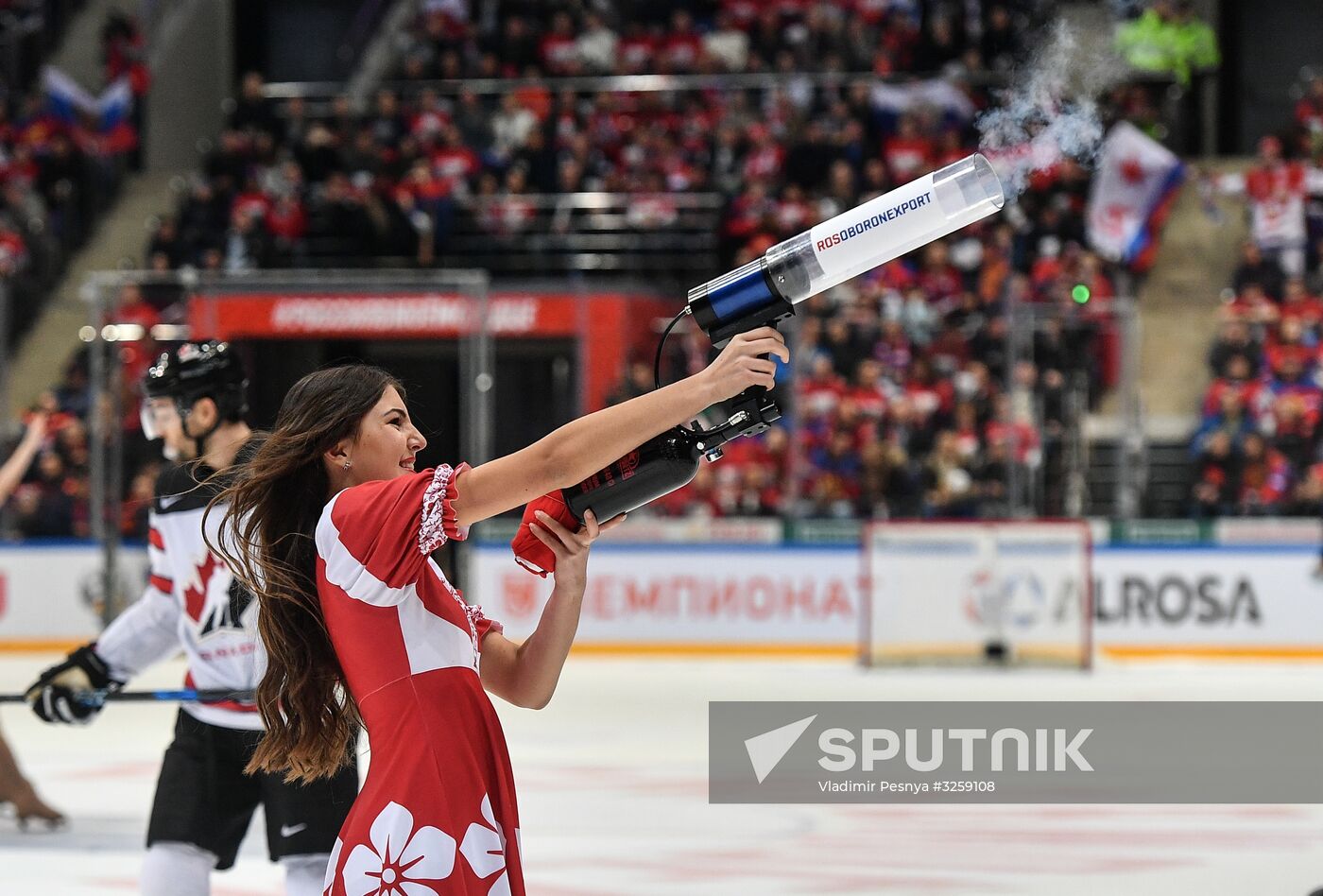 Ice hockey. Channel One Cup. Russia vs. Canada