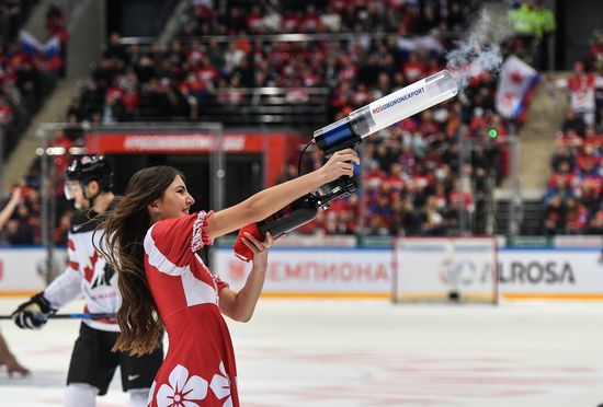 Ice hockey. Channel One Cup. Russia vs. Canada