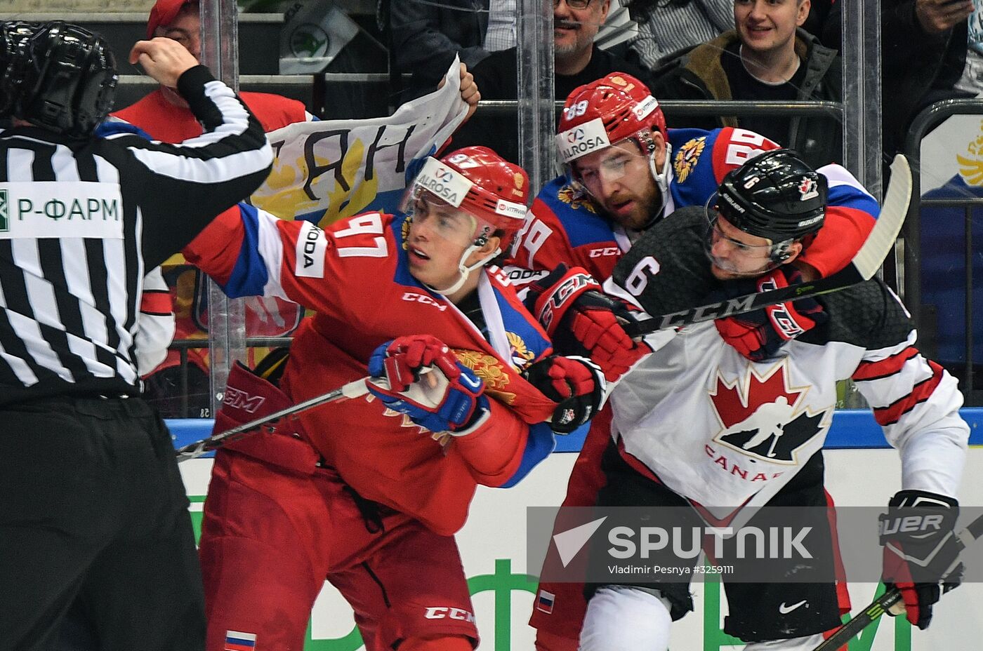 Ice hockey. Channel One Cup. Russia vs. Canada