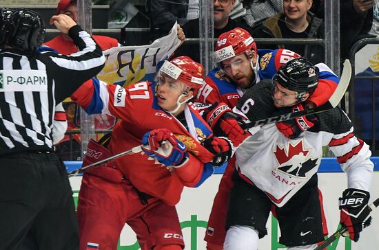 Ice hockey. Channel One Cup. Russia vs. Canada