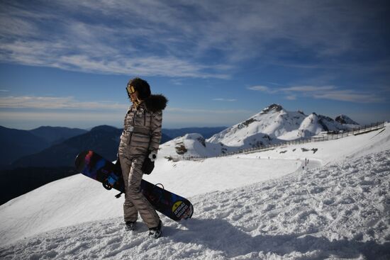 Season opened at Rosa Khutor Alpine Resort in Sochi