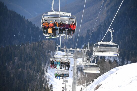 Season opened at Rosa Khutor Alpine Resort in Sochi