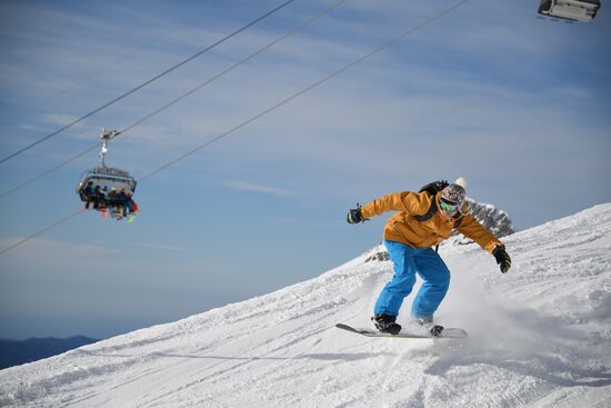 Season opened at Rosa Khutor Alpine Resort in Sochi