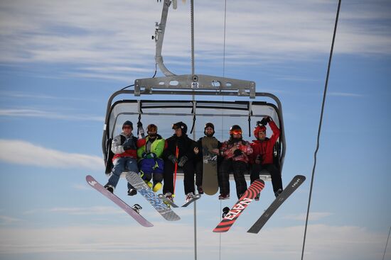 Season opened at Rosa Khutor Alpine Resort in Sochi