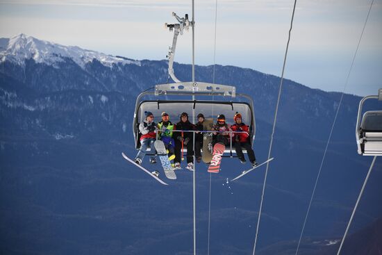 Season opened at Rosa Khutor Alpine Resort in Sochi