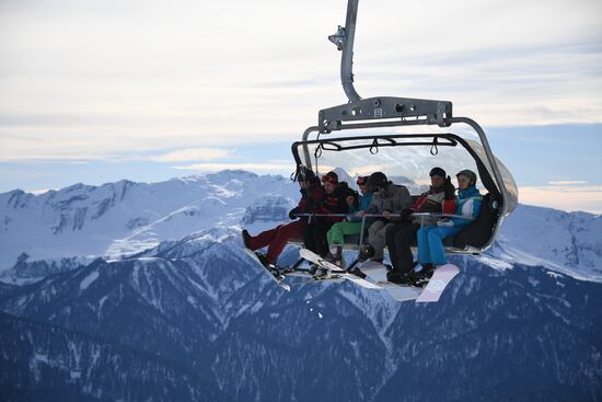 Season opened at Rosa Khutor Alpine Resort in Sochi