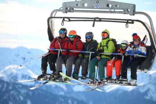 Season opened at Rosa Khutor Alpine Resort in Sochi