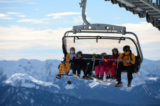 Season opened at Rosa Khutor Alpine Resort in Sochi