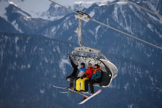 Season opened at Rosa Khutor Alpine Resort in Sochi