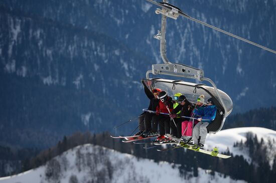 Season opened at Rosa Khutor Alpine Resort in Sochi