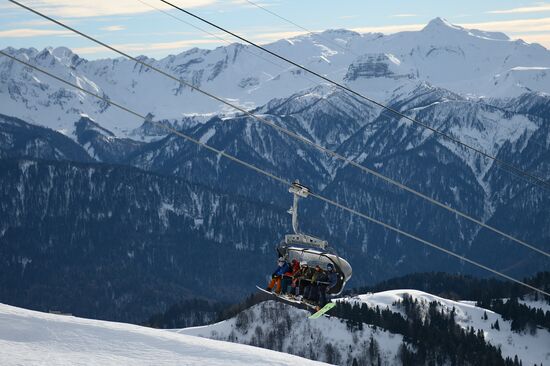 Season opened at Rosa Khutor Alpine Resort in Sochi
