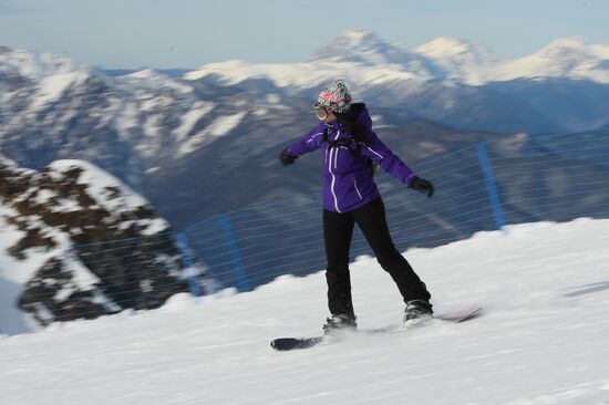Season opened at Rosa Khutor Alpine Resort in Sochi