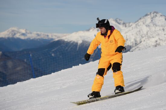 Season opened at Rosa Khutor Alpine Resort in Sochi