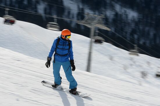 Season opened at Rosa Khutor Alpine Resort in Sochi